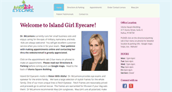 Desktop Screenshot of islandgirleyecare.com